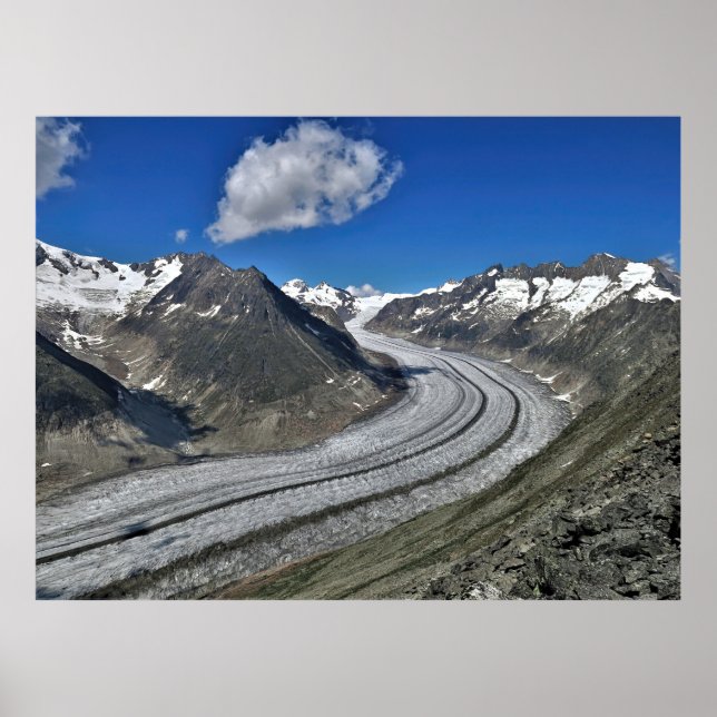 Poster Aletsch Glacier (Frente)