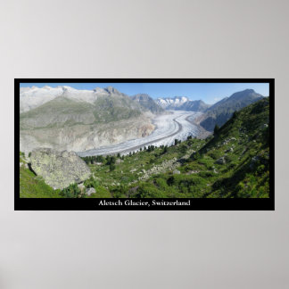 Poster Aletsch Glacier, Suiça