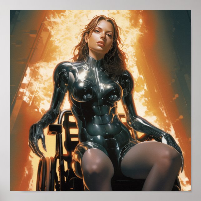 Poster Alex Ross: Trabalho de arte cativante de um Psicos (Frente)