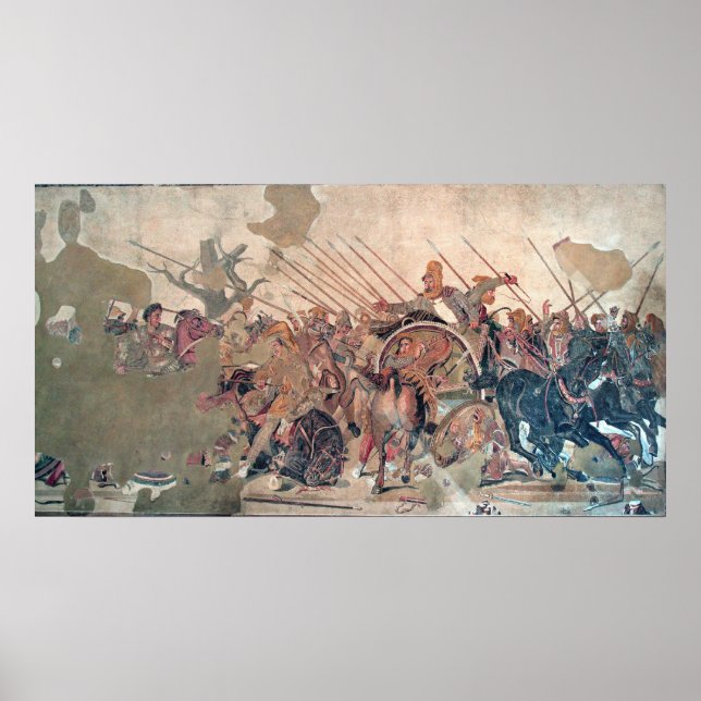 Poster Alexander em Issus (Frente)