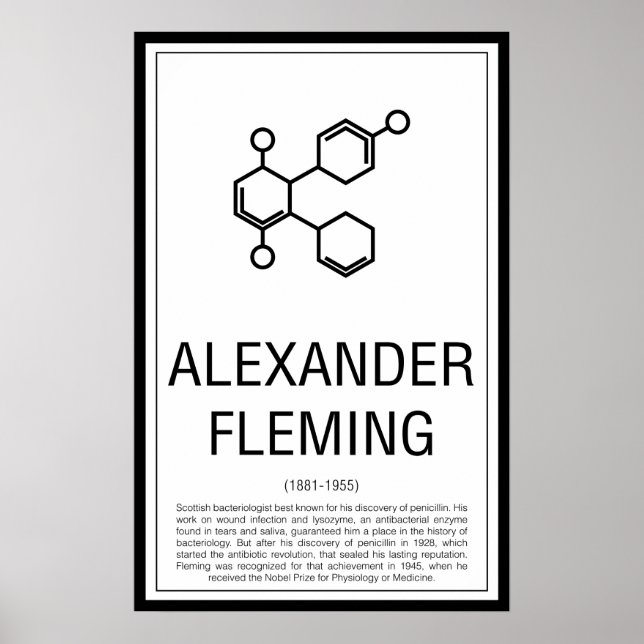Poster Alexander Fleming (Frente)