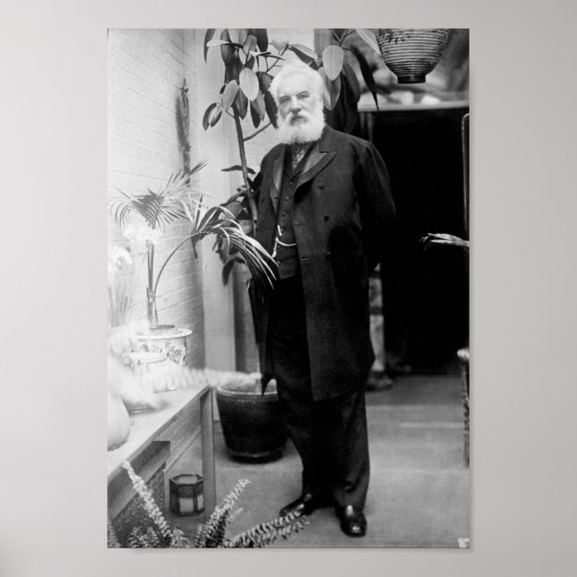 Poster Alexander Graham Bell - Inventor de Telefone (Frente)