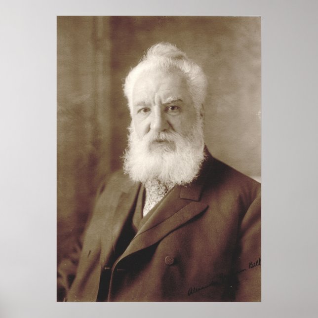 Poster Alexander Graham Bell Portrait (Frente)