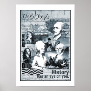 Poster Alexander Hamilton George Washington - Ofertas de 