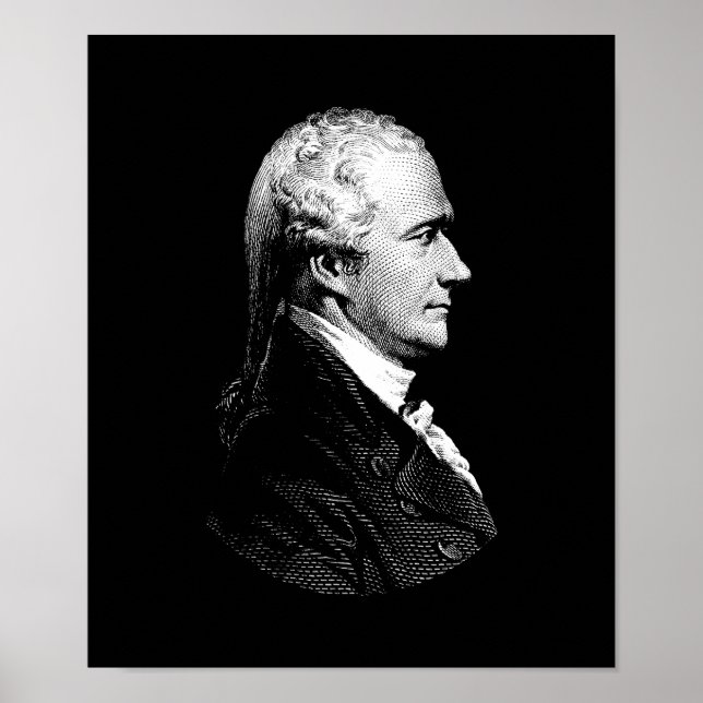 Poster Alexander Hamilton Portrait (Frente)