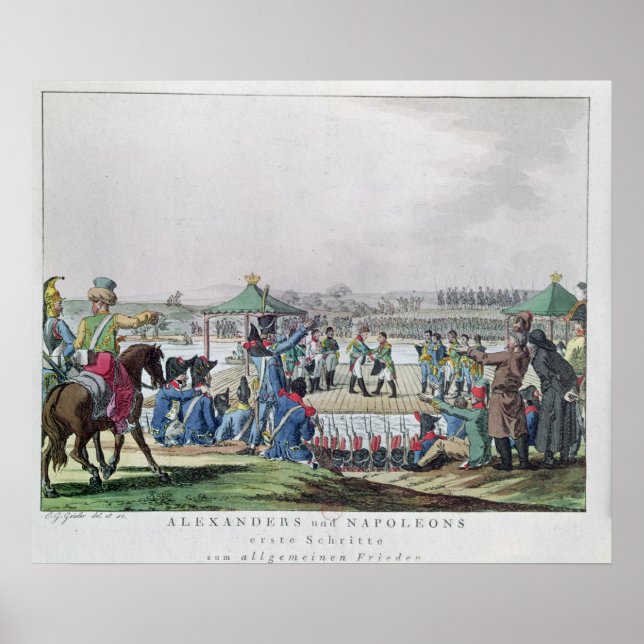 Póster Alexander I e Napoleão (Frente)