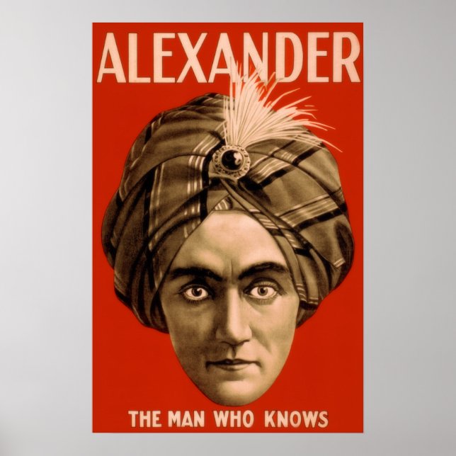 Póster Alexander "O Homem Que Conhece" (O Poster) (Frente)