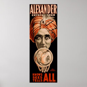 Poster Alexander que o profeta de cristal sabe vê diz
