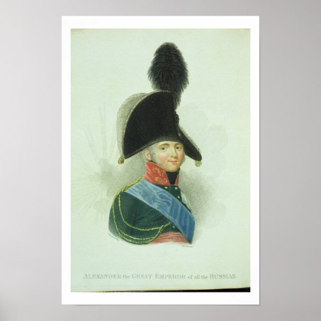 Póster Alexandre (1777-1825) o Imperador Excelente de tod (Frente)