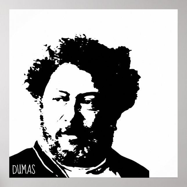 Poster Alexandre Dumas (Frente)