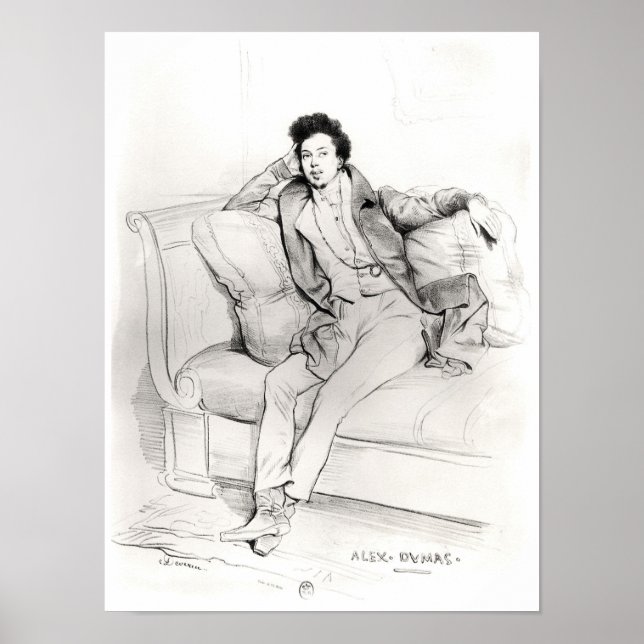 Póster Alexandre Dumas Pere (Frente)