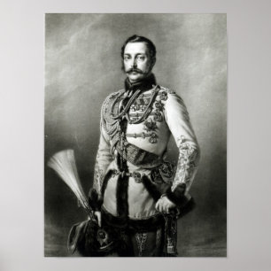 Poster Alexandre II da Rússia