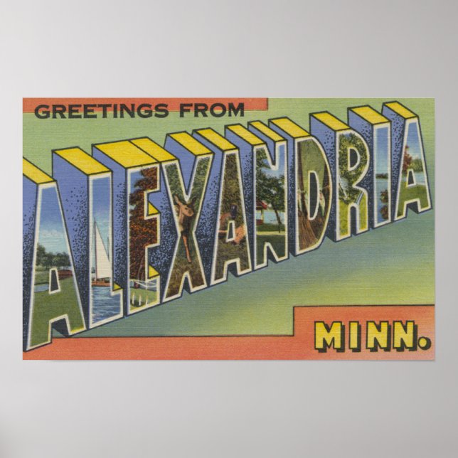 Póster Alexandria, Minnesota - Cenas Largas (Frente)