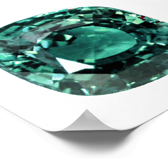 Poster Alexandrite Gemstone (Borda)