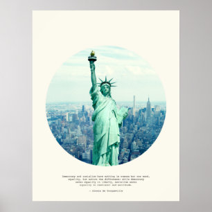 Póster Alexis de Tocqueville Cote