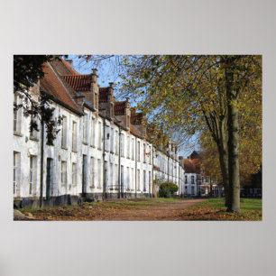 Poster Alexiusbegijnhof, Dendermonde, Bélgica.