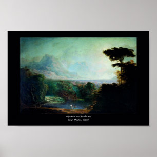 Poster Alfa de John Martin e Arethusa