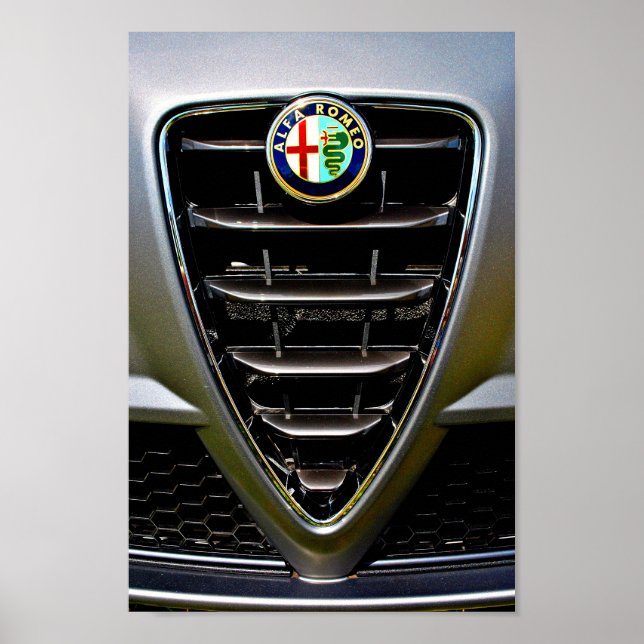 Poster Alfa Romeo Classic Sports Car (Frente)