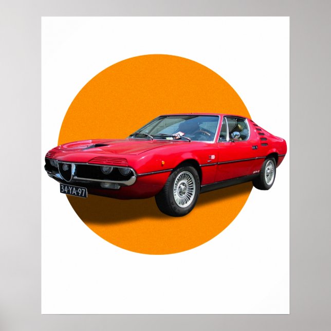 Poster Alfa Romeo Montreal (Frente)