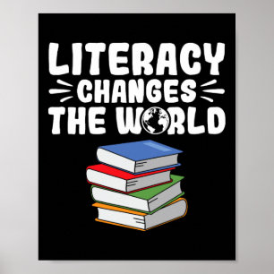Poster Alfabetização Altera O Professor De Leitura Do Mun