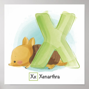 Poster Alfabeto Animal Cugado