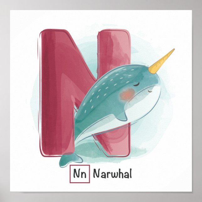 Poster Alfabeto Animal Cugado (Frente)