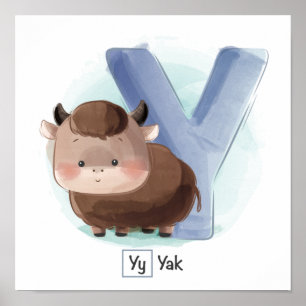 Poster Alfabeto Animal Cugado