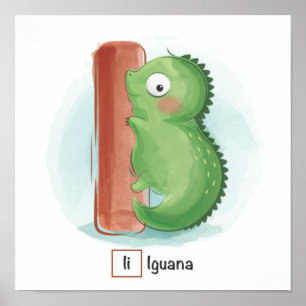 Poster Alfabeto Animal Cute