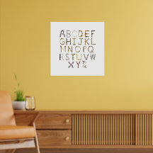 Alfabeto Borboleta para o Núcleo da Natureza - ABC