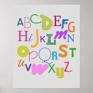 Poster alfabeto (corajoso)