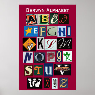 Póster Alfabeto de Berwyn