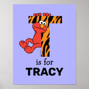 Poster Alfabeto do Elmo T Tigre