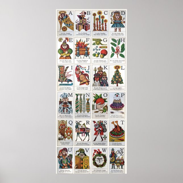 Poster Alfabeto Natal (Frente)