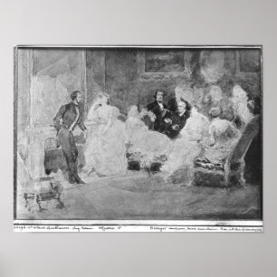 Póster Alfred de Musset Eugene Delacroix