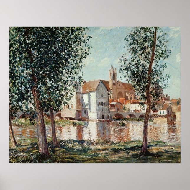 Póster Alfred Sisley | A Loja da Moret (Frente)