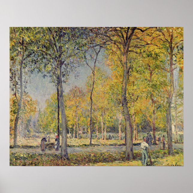 Poster Alfred Sisley | Bois de Boulogne (Frente)