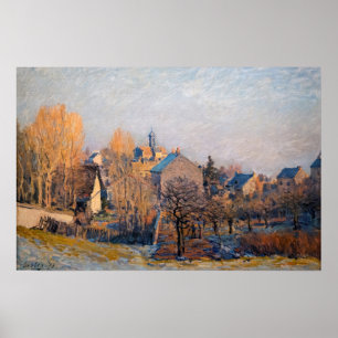 Poster Alfred Sisley - Manhã Congelada em Louveciennes