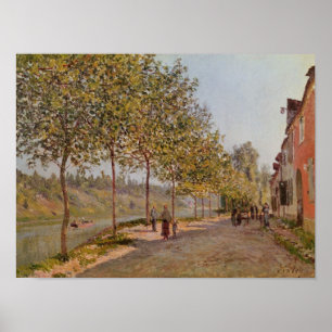 Póster Alfred Sisley   Manhã de junho em Mamas Santos