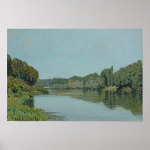Poster Alfred Sisley o Seine em Bougival