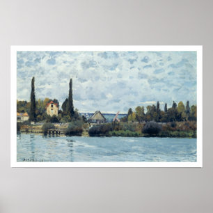 Póster Alfred Sisley   o Seine em Bougival