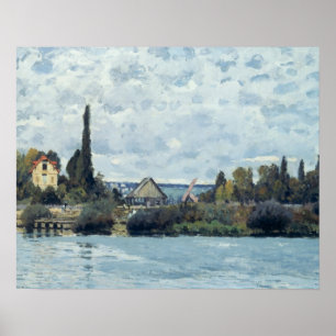 Póster Alfred Sisley   o Seine em Bougival