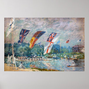 Poster Alfred Sisley - Regatta em Molesey