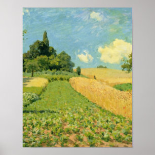 Poster Alfred Sisley The Cornfield