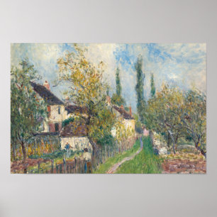 Poster Alfred Sisley - um trajeto em Les Sablons