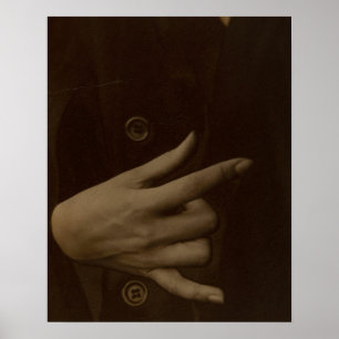 Poster Alfred Stieglitz Georgia O’Keeffe Foto De Mão