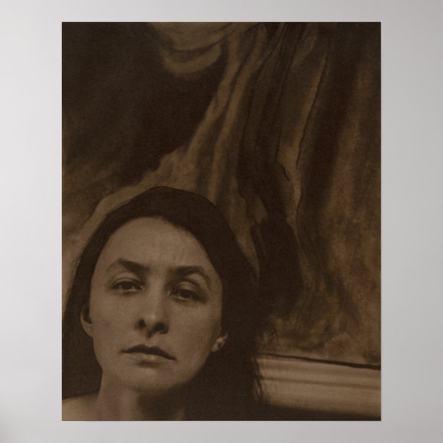 Poster Alfred Stieglitz Georgia O’Keeffe Portrait (Frente)