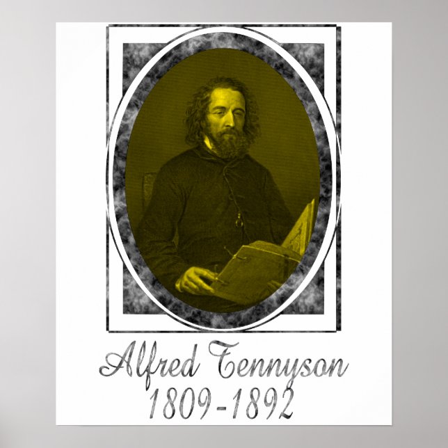 Poster Alfred Tennyson (Frente)