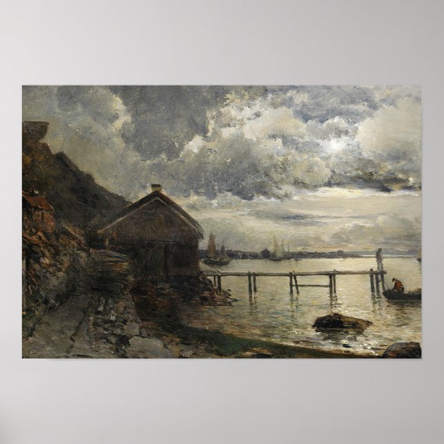 Poster Alfred Wahlberg - Lua, Fjallbacka (Frente)