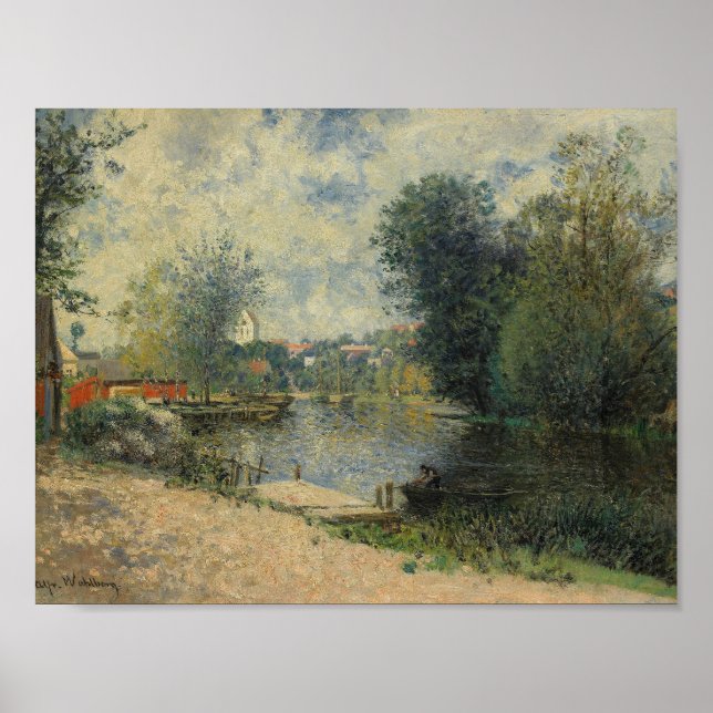 Póster Alfred Wahlberg - Sommarlandskap (Frente)