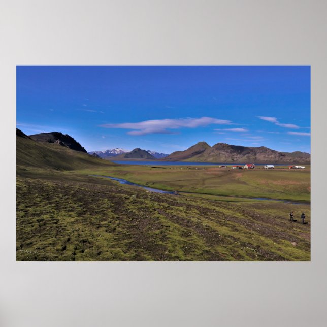 Poster Alftavatn Campsite (Frente)